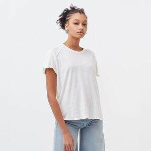 We The Free Boyfriend Tee | XS | Ivory